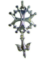 Croix huguenote en argent