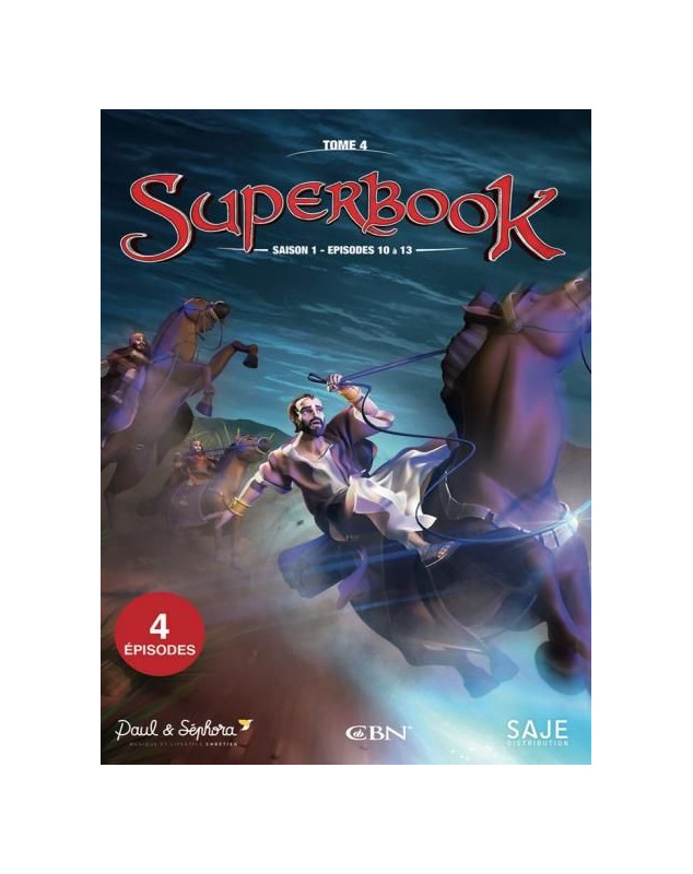 DVD Superbook Tome 4