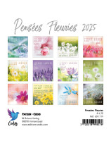 Pensees fleuries calendrier 2025