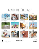 Famille en fete 2025 calendrier