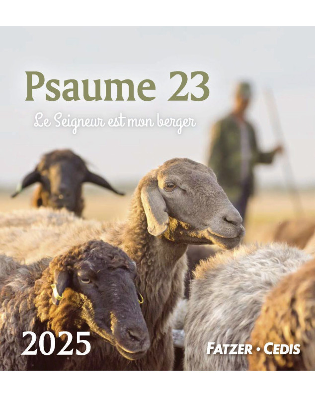 Psaume 23 calendrier petit format 2025