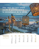 Calendrier la vie pour toi en francais 2025