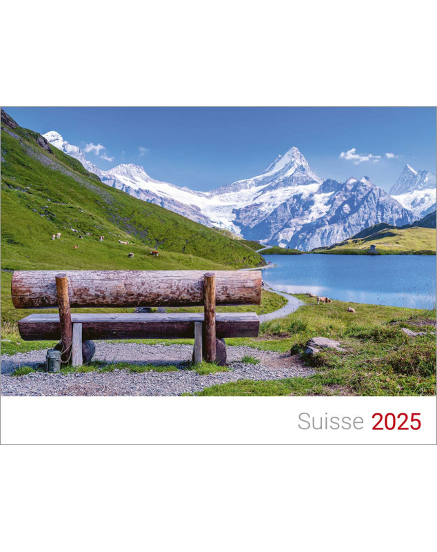 Calendrier Paysages Suisse en français 2025