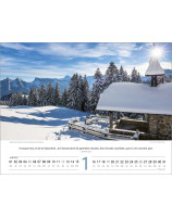 Calendrier Paysages Suisse en français 2025