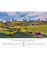 Calendrier Paysages Suisse en français 2025