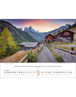 Calendrier Paysages Suisse en français 2025