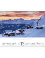 Calendrier Paysages Suisse en français 2025