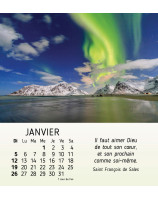 Au coeur du jour calendrier 2025