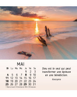 Au coeur du jour calendrier 2025