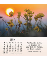 Au coeur du jour calendrier 2025