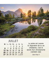 Au coeur du jour calendrier 2025