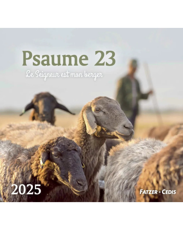 Psaume 23 calendrier grand format 2025