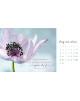 Les fleurs calendrier 2025