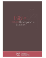 Bible d'étude Thompson 21 sélection - Librairie 7 ici