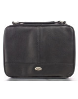 Pochette organiseur simili-cuir Small  Noir - Librairie 7 ici