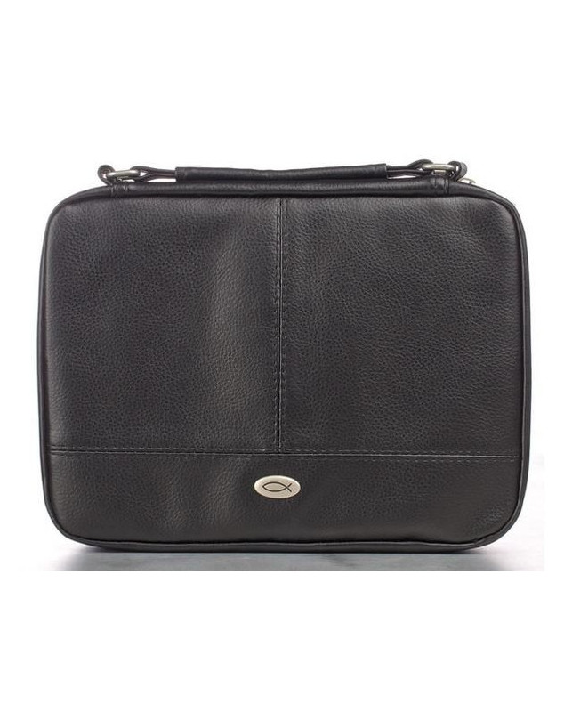 Pochette organiseur simili-cuir Small  Noir - Librairie 7 ici