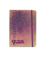 Journal Faith couverture imitation croco brillant