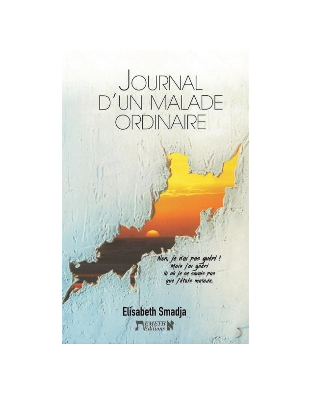 Journal d’un malade ordinaire - Librairie 7ici