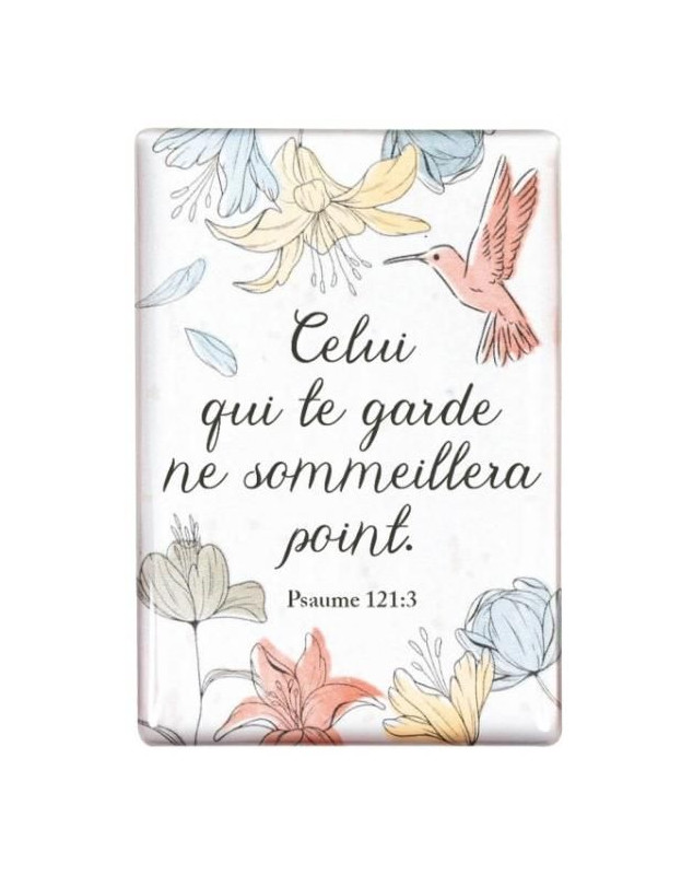 Magnet fleurs oiseaux