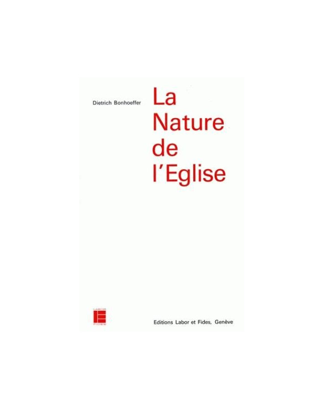 La nature de l'Eglise - Librairie 7 ici