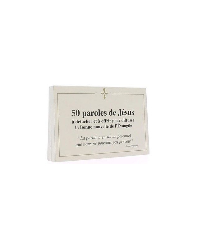 50 paroles de Jésus - Librairie 7 ici