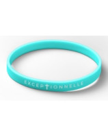 Bracelet silicone Exceptionnelle turquoise