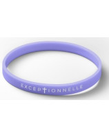 Bracelet silicone Exceptionnelle lilas