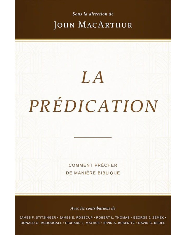 La prédication - Librairie 7 ici