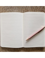 Carnet A5 rose claire Proverbes 4.23