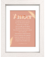 Mon cadre inspiration-L'amour est patient, l'amour est bon.... 1 Cor 13.1-7