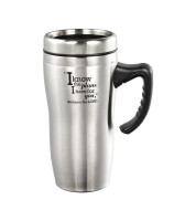 Mug de voyage en acier inoxydable I Know The Plans - Librairie 7 ici