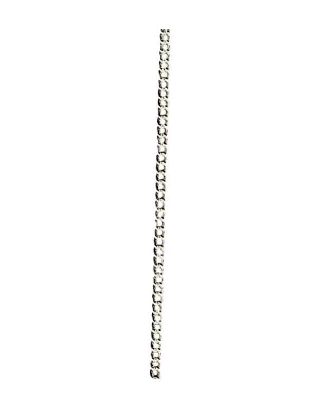 Collier argent gourmette 45 cm - Librairie 7 ici