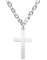 Chaîne argenté croix