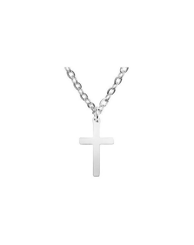 Chaîne argenté croix
