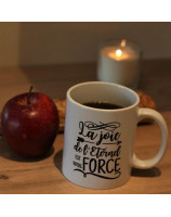 Mug La joie de L'Eternel est ma force - Librairie 7 ici