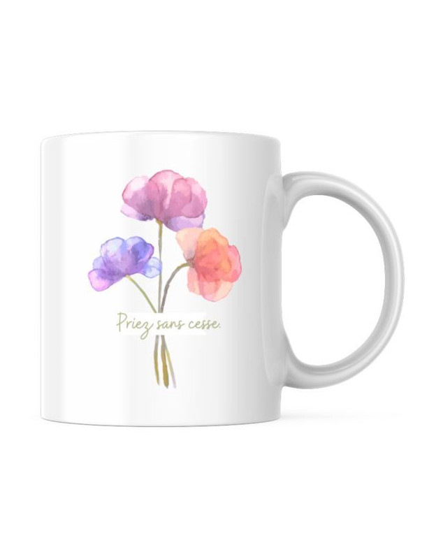 Mug priez sans cesse - Librairie 7 ici
