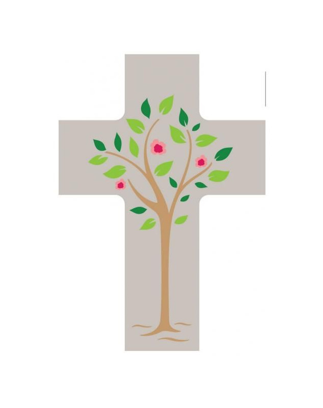 Croix en bois, racines et vie - Librairie 7 ici