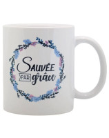 Mug Sauvée par grâce - Librairie 7 ici
