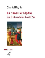 La rumeur et l'épître - Librairie 7 ici