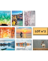 Lot n°2 de 8 cartes postales - Librairie 7ici