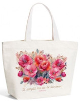 Tote-bag "Il remplit ma vie de bonheur" Ps 103.5