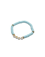 Bracelet élastique en perles, Sauvée - Librairie 7 ici