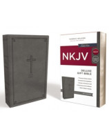 NKJV Delux Gift Bible, Gray - Librairie 7 ici