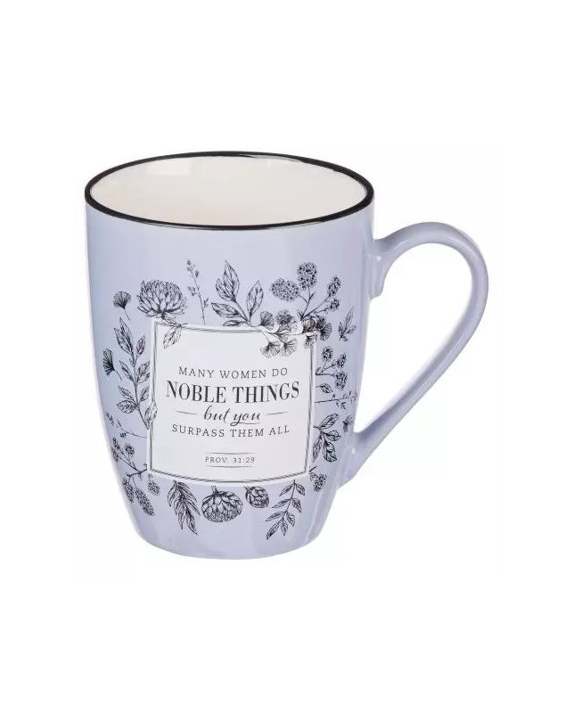 Mug White Lavender - Librairie 7 ici