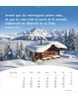 Calendrier la vie pour toi en francais 2026 - Librairie 7 ici