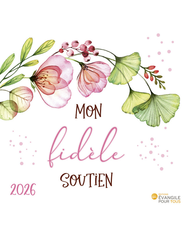 Calendrier Mon fidèle soutien 2026 - Librairie 7 ici Calendrier Mon fidèle soutien 2026 - Librairie 7 ici