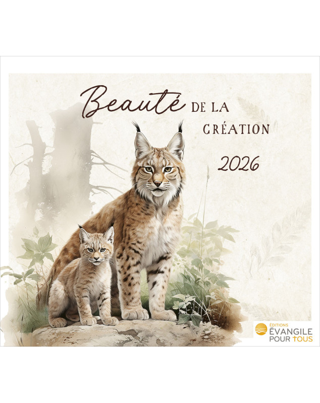 Calendrier Beauté de la création 2026 - Librairie 7 ici