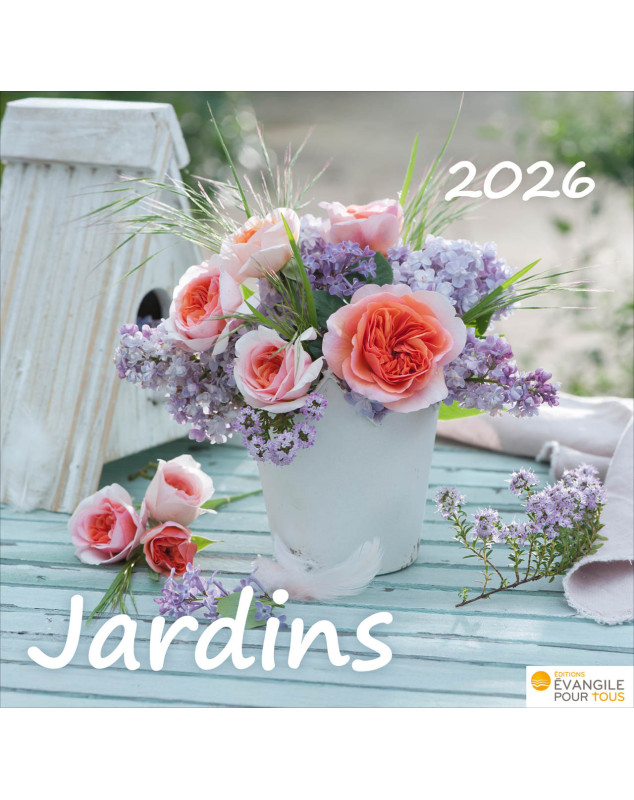Calendrier Jardins 2026 - Librairie 7 ici