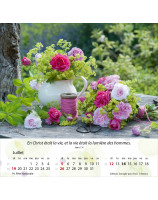 Calendrier Jardins 2026 - Librairie 7 ici