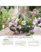Calendrier Jardins 2026 - Librairie 7 ici